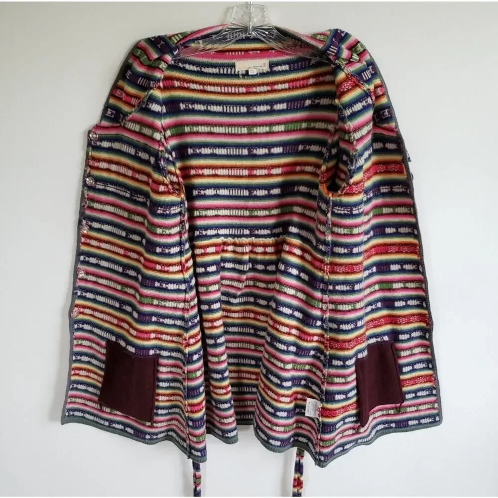 RARE Odd Molly Rainbow Sweater Coat